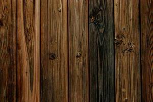 Wooden texture background. Old brown boards close up. Wood backdrop. photo