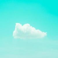 Cloud on blue sky background - Vintage effect style picture photo