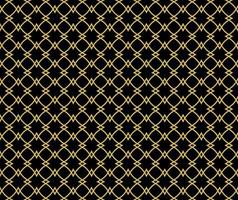 Abstract. Geometric seamless pattern gold-black background. vector. vector