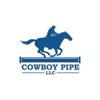 cowboy pipe logo vector illustration