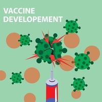 Vaccine developement. vector illustration EPS10