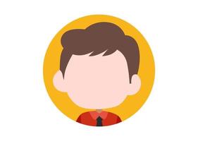 young boy face illustration design vector