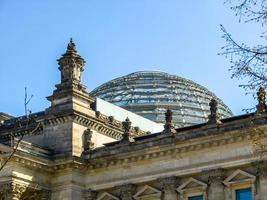 hdr reichstag en berlín foto