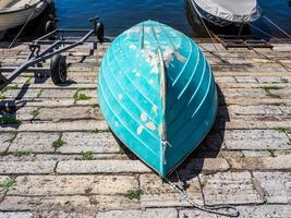 HDR Boat upside down photo