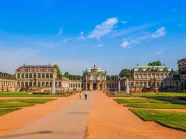 HDR Zwinger palace in Dresden photo