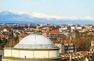 HDR Aerial view of Turin photo