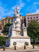 HDR Columbus monument in Genoa photo