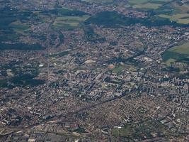 Aerial view of Paris photo