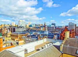 hdr vista de glasgow, escocia foto