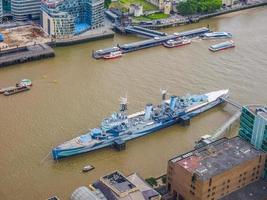 HDR Aerial view of London photo