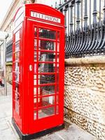 HDR London telephone box photo