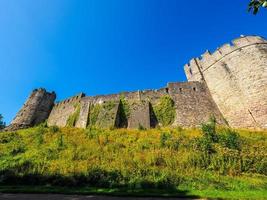 HDR Chepstow Castle ruins in Chepstow photo