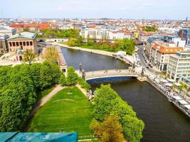 HDR Berlin aerial view photo