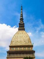 hdr mole antonelliana, turín foto