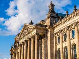 hdr reichstag en berlín foto