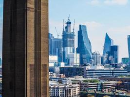 HDR City of London skyline photo