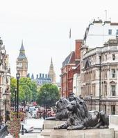 hdr trafalgar square en londres foto