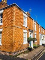 HDR A row of terraced houses photo