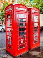 HDR London telephone box photo