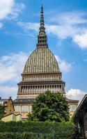 hdr mole antonelliana en turín foto