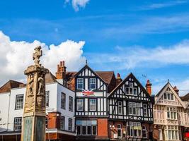 hdr ciudad de canterbury foto