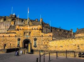 HDR Edinburgh castle in Scotland photo