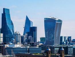 hdr horizonte de la ciudad de londres foto