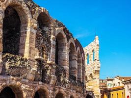 hdr verona arena anfiteatro romano foto