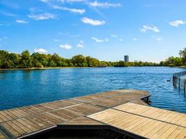 lago serpentino hdr, londres foto