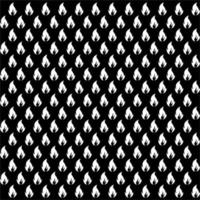 Fire Motifs Pattern for Decoration, Ornate or Graphic Design Element. Vector Illustration