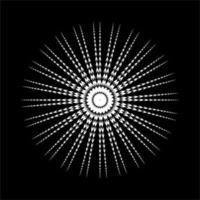 Circle Shape from fire shape Icon for decoration, ornate or graphic design element. vector illustration