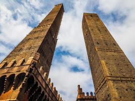 HDR Due torri Two towers in Bologna photo