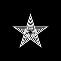 Star Shape for Logo, Icon, Symbol, Pictogram or Graphic Design Element. Vector Illustration