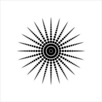 Mandala, Circle Shape made from Eight Point Star Shape. Vector Illustration