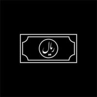 Iran Currency Icon Symbol With Iso Code. Iranian Rial. Iso Code IRR. Vector Illustration