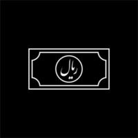 Iran Currency Icon Symbol With Iso Code. Iranian Rial. Iso Code IRR. Vector Illustration