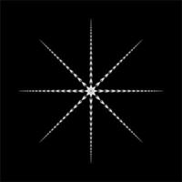 Star Shape from fire shape Icon for decoration, ornate or graphic design element. vector illustration