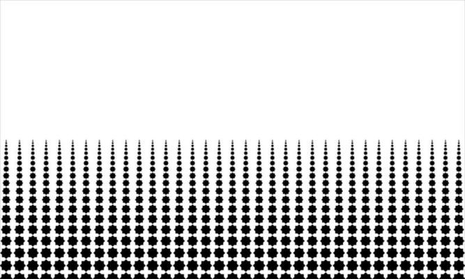 Eight Point Shape Motifs Patter. Vector Illustration. Vector Illustration