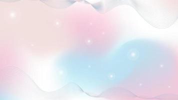 Wave abstract gradient background vector illustration