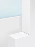 Vector Geometric Platform Product Display Background, Pastel Color.