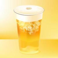 Vector Taiwan Iced Bubble Oolong Tea or Lemonade