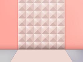 3D illustration Trendy Studio Shot Pastel Rivet Background, Pink. vector