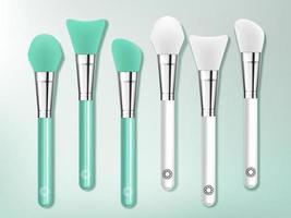 Vector Cosmetics and Skin Care Silicon Brush or Spatula Set