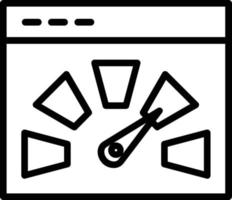 Performance Vector Line Icon