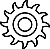 Saw Vector Line Icon