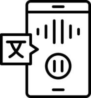 Voice Vector Line Icon