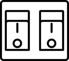 Switch Vector Line Icon