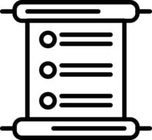 Instructions Vector Line Icon