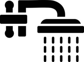 Shower Glyph Icon vector
