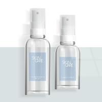 Vector Clear and White Hair Shimmer, Body Fragrance, Antibacterial Alcohol or Aroma Water Spray Bottle.